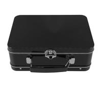GAROZATION Boîte à Lunch en Fer Noir avec Couvercle à Charnière et Verrou, Design Rétro, Portable et Polyvalente pour Repas en Famille et Pique-niques