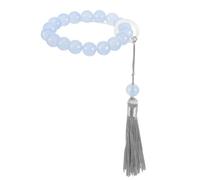 GAROZATION Bracelet Chapelet de Perles en Verre Chic et Délicat, Confortable à Porter, Effet Visuel Agréable, pour Musulmans, Prière Respect de Bouddha