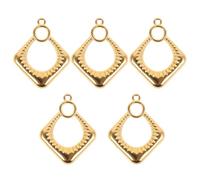 GAROZATION Breloques Pendentifs Étanches en Acier Inoxydable 5pcs Style Bohème Attractifs et Créatifs pour Création de Bijoux DIY pour Colliers et Boucles D'oreilles