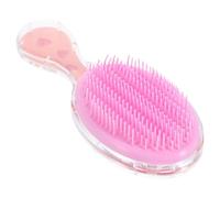 GAROZATION Brosse à Cheveux Transparente Petite pour Garçon et Filles, Brosse Démêlante Douce pour Cheveux Secs et Mouillés, Design Ovale Léger et Portable, pour Coiffage Quotidien et Voyage