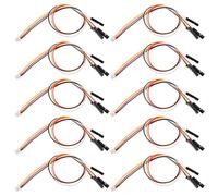 GAROZATION Câbles de Conversion 1 à 4 Fils Électriques Lot de 10, Adaptateur Femelle vers Connecteur Grove pour Appareils Miniatures, Micro-Câbles pour Électronique Domestique