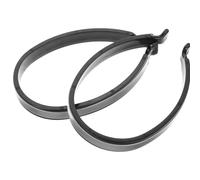 GAROZATION Clips Réfléchissants Sangles de Sécurité Simples et Confortables pour Pantalon de Cyclisme Lot de 2 en Plastique pour Jambes de Pantalon, pour Sorties Nocturnes