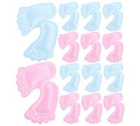GAROZATION Confettis Empreintes de Pieds en Tissu Non Tissé 200pcs pour Shower et Gender Reveal Party Décoration de Table Légère et Interactive