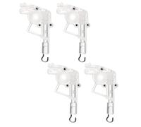 GAROZATION Contrôleur D'inclinaison Hexagonal 4 Pièces, Facile à Utiliser, Accessoires Polyvalents pour Stores Horizontaux en Plastique pour Salon et Chambre