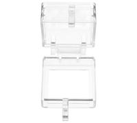 GAROZATION Couvercle de L'interrupteur à Bascule Transparent Protection Anti-fausses Manœuvres, Protection Bouton D'arrêt D'urgence en Plastique Écologique, Fixation Adhésive Double Face,