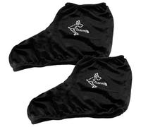 GAROZATION Couvre-Bottes 1 Paire Noir de Patinage en Polyester Ajustée la Saleté pour Patins Artistiques Glace Patinage Roller
