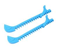 GAROZATION Couvre-Lames de Patins à Glace en Plastique Solide, Protège-Patins de Hockey et Patins Artistiques, Taille Standard, Couleur Bleu Clair, Paire pour Protection des Lames Lors