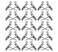 GAROZATION Crochets de Rangement Multifonctionnels Noirs 50 Pièces en Métal 3,2 MM pour Panneaux Muraux Grillagés et Pegboard, Adaptés pour Accessoires et Outils Atelier et Commerce