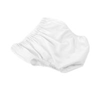 GAROZATION Culotte Incontinence Adulte Imperméable Blanche Ceinture et Jambes Élastiques, Sous-vêtement Absorbant Confortable pour Récupération Post-opératoire et Protection Nocturne
