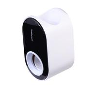 GAROZATION Distributeur de Dentifrice Automatique Accessoire Pratique sans Perçage Mural Presse-dentifrice en Pp Noir Résistant à L'usure pour Salle de Bain pour Dents Sensibles