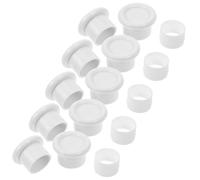 GAROZATION Embouts de Tringle à Rideaux Antidérapants en TPR et PVC pour Barre de 32 Mm Lot de 5 Sets Manchon de Raccord pour Tringle Télescopique Installation sans Perçage