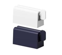 GAROZATION Extrudeuse de Dentifrice et Presse-Tube Automatique, 2 Pièces, Plastique Rigide, sans Perçage, pour Salle de Bain, Usage Simple pour Toute la Famille