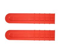 GAROZATION Fourreau de Tronçonneuse en Plastique 30 CM, Lot de 2 Cache-Chaînes Universels, Accessoires pour Guide et Barre, Protection Lors de L'Entretien de Jardin et Travaux de Coupe