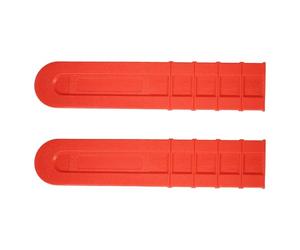 GAROZATION Fourreau de Tronçonneuse en Plastique 30 CM, Lot de 2 Cache-Chaînes Universels, Accessoires pour Guide et Barre, Protection Lors de L'Entretien de Jardin et Travaux de Coupe