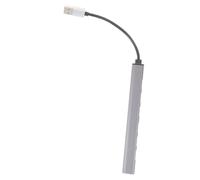 GAROZATION Hub USB à 7 Ports Haute Vitesse Multiport pour Ordinateur Portable et Pc, Adaptateur USB 3.0 Multiple Gris, Protection Surtensions, Transfert Rapide de Données, Usage Informatique