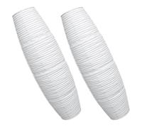 GAROZATION -jour Éclairage Polyvalent pour Lampe Pied en Papier Blanc Lot de 2, Style Européen Sophistiqué pour Salon et Décoration D'accueil