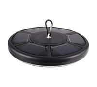 GAROZATION Lampe Solaire pour Mât de Drapeau LEDs Étanche Résistante Aux Intempéries Éclairage Extérieur Jardin Camping