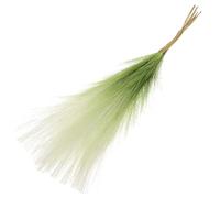 GAROZATION Lot de 10 Fausses Pampas Vertes en Plastique et Tissu pour Décoration Maison Rustique, Bouquet Artificiel pour Vase et Décor Intérieur