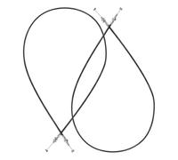 GAROZATION Lot de 2 Câbles Universels pour Fauteuils Inclinables de Salon, Câble en Acier Inoxydable de 114 Cm, Flexible et Facile à Ranger pour Fauteuils de Coiffure