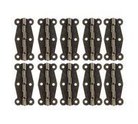 GAROZATION Lot de 30 Charnières à Paumelle Vintage en Alliage Bronze, Effet Décoratif, Facile à Installer pour Meubles et Boîtes en Boutique ou Bureau