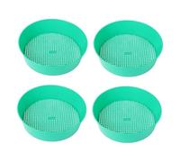 GAROZATION Lot de 4 Tamis de Jardinage Tamis Multifonctions en Maille Filet pour Tamiser Terre Séparer Cailloux et Débris Outil pour Semis Transplantation Fournitures pour Jardinier