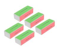 GAROZATION Lot de 5 Éponges à Poncer à Quatre Faces pour Manucure, Outils de Manucure en Éponge pour Usage à Domicile et Salon de Nail Art