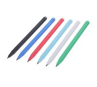 GAROZATION Lot De 6 Instruments D'écriture pour Tablette à Dessin LCD, Accessoires pour Écriture Et Peinture, Garçon Fille, Couleurs Blanc, Bleu Clair, Rouge, Bleu, Noir, Vert