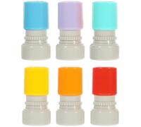 GAROZATION Lot de 6 Tampons en Plastique pour Enseignants et Étudiants, Tampons D'encouragement pour Récompenses et Décoration de Scrapbooks en Milieu Éducatif Couleur Couleur Aléatoire