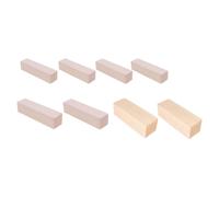 GAROZATION Lot de 8 Blocs en Bois Non Traité pour Sculpture Diy, Planches en Bois de Tilleul pour Projets Artistiques et Écriture, pour Ateliers et Vitrines