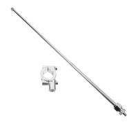 GAROZATION Mât de Drapeau de Vélo Support de Guidon Extensible Aluminium et Acier 1,2 M Installation et Retrait Faciles Accessoire Multi-Usage