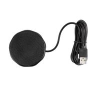 GAROZATION Microphone à Condensateur pour Conférence USB Prise USB 2.0, Sensibilité 52db, Captation Omnidirectionnelle à 360 Degrés, pour Réunion et Conférence