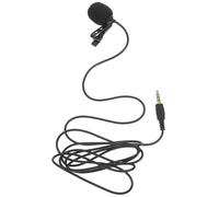 GAROZATION Microphone Cravate Lavalier 5 MM pour Enregistrement Vidéo sur Smartphone, Mini Micro Filaire Clip Portable pour Vlog et Conférences