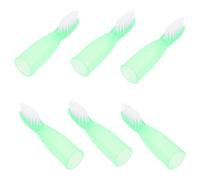 GAROZATION Mini Brosses à Dents Portables Court Lot de 10 en Plastique et Nylon Prévention des Blessures, Légères, Spécialement Conçues pour Usage en Prison