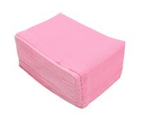 GAROZATION Nappes de Tatouage Jetables Tapis de Table Portable 125pcs en Pâte de Bois Imperméables Rose pour Ongles et Tatouages, pour Salon ou Usage Professionnel