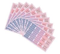 GAROZATION Onglets Bibliques pour Étude Biblique en Papier Couché, 10 Feuilles Référencement Précis, Adaptés aux Hommes et Femmes
