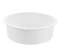 GAROZATION Panier Vapeur à Légumes en Pp Blanc 3l Résistant la Chaleur Froid Surface Lisse pour Cuisson Vapeur Traditionnelle Chinoise