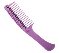 GAROZATION Peigne à Cheveux Bouclés en Abs pour Coloration et Coiffage, Outil Robuste pour Usage Domestique Fonction Cire et Soin Cuir Chevelu