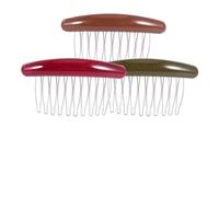 GAROZATION Peignes Latéraux Simples et Élégants en Acrylique Lot de 3 Antidérapants Accessoires Coiffure Faciles à Mettre et Retirer Couleur Aléatoire pour Chignon pour et