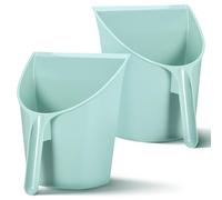 GAROZATION Pelle à Poussière sur Pied Portable en Plastique, Lot de 2, Design Élégant et Finition Soignée, Nettoyage à Domicile Bureau