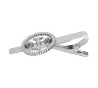 GAROZATION Pince à Cravate Acier Inoxydable pour Homme Motif Balance Justice Accessoire Élégant pour Avocat et Juge Maintien Stable Cravate pour Mariage et Bureau