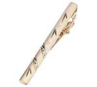 GAROZATION Pince à Cravate Homme Métal Doré Clip Unique et Robuste Accessoire Élégant pour Costume Professionnel Mariage Réunions Affaires et Événements Formels