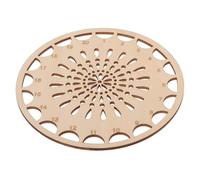 GAROZATION Planche à Enfiler Accessoire de Couture Pratique et Décoratif en Bois Marron Compacte et Légère pour Rangement Fil Broderie pour Organisation Point Croix