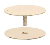 GAROZATION Plaque de Porte en Fer Or Élégante pour Trou de Serrure 2,5 Pouces Vis, Cache de Verrou de Sécurité Polyvalent pour Poignée de Porte Offrant une Protection Renforcée