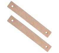 GAROZATION Plaquettes de Frein de Vélo 2 Pièces en Cuir pour Vélo d'Appartement Compatibles Équipements de Musculation et Fitness Intérieur