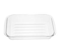 GAROZATION Plat de Polyvalent et Pratique 1,5l en Verre Trempé Résistant Haute Température Polie Lisse Cuisine Maison et Four