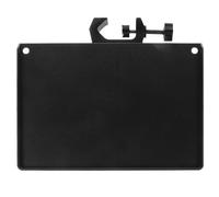 GAROZATION Plateau de Carte Son Support Audio en Plastique Noir, Rangement pour Pied de Microphone, Porte-microphone Portable pour Environnements Professionnels et Performances