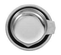 GAROZATION Plateaux de Pesée Électroniques Portable en Acier Inoxydable Argenté 2pcs Précision Améliorée pour Bijoux et Pierres Précieuses pour de Pesée en Magasin