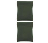 GAROZATION Pochette de Rangement pour Argenté en PU Vert 2 Pièces Texture Résistante et Transport Confortable pour Bureau et Soirées
