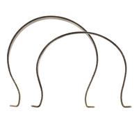 GAROZATION Poignée de Théière Rétro en Métal Lot de 2 Anses Latérales, Accessoires pour Bouilloire Portable, Résistants à L'Usure, Usage Cuisine et Camping