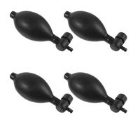 GAROZATION Pompe de Gonflage Manuelle en Latex Accessoires de Remplacement Précis 4pcs Noir pour Tensiomètre Ergonomique Portable pour Appareil de Pression Artérielle